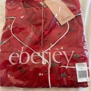 NWT Eberjey Gisele Winter Wonderland Short Pajama Set